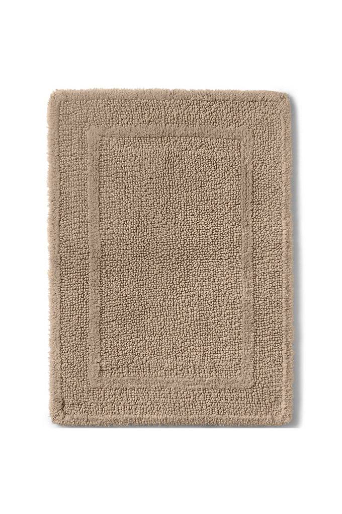 Lands' End Essential Reversible Bath Rug, Brown, 23x39