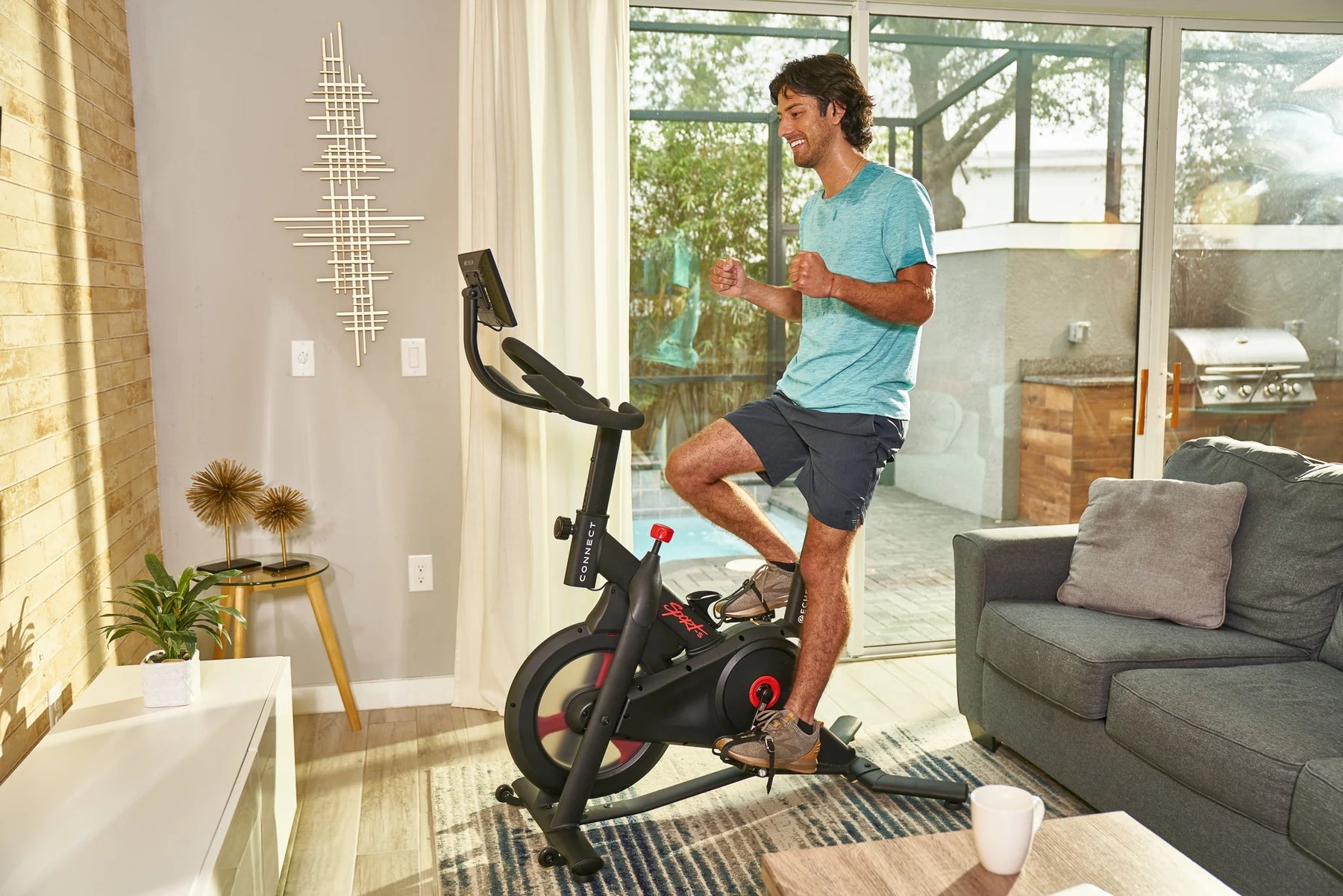 Echelon Connect Sport - S Indoor Cycling Exercise Bike with 90 Day Free Premier Membership